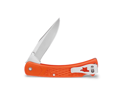 Buck 110 Slim Select Folding Hunter 0110ORS2-B Blaze Orange GFN & 420HC Stainless Steel Pocket Knife