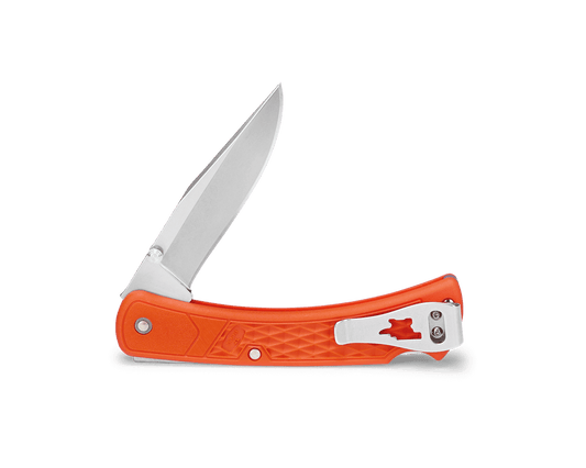 Buck 110 Slim Select Folding Hunter 0110ORS2-B Blaze Orange GFN & 420HC Stainless Steel Pocket Knife