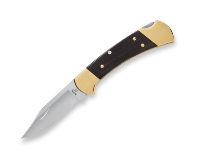 Buck 112 Slim Heritage Elite Lockback 0112BRS19-B Brass Hardwood & Magnacut Stainless Steel Pocket Knife
