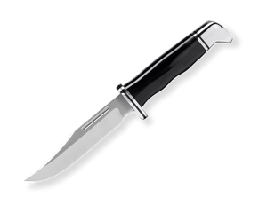 Buck Brahma Fixed Blade 0117BKS-B Black Phenolic & 420HC Stainless Steel