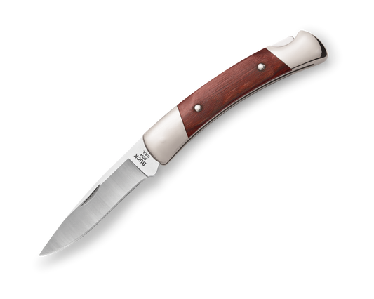Buck Squire Lockback 0501RWS-B Dymalux Rosewood & 420HC Stainless Steel Pocket Knife