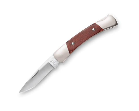 Buck Prince Lockback 0503RWS-B Dymalux Rosewood & 420HC Stainless Steel Pocket Knife