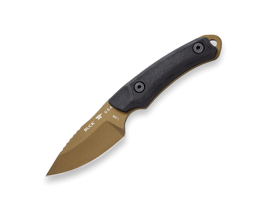 Buck Alpha Scout Backcountry Fixed Blade 0662BKS1-B BlackVersaFlex Rubber & 420HC Stainless
