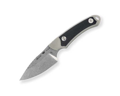 Buck Alpha Scout Select Fixed Blade 0662GYS-B Gray and Black 420HC Stainless