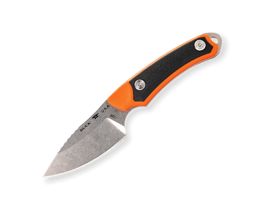 Buck Alpha Scout Select Fixed Blade 0662ORS-B Orange and Black 420HC Stainless