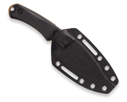 Buck Alpha Hunter Backcountry Fixed Blade 0664BKS1-B BlackVersaFlex Rubber & 420HC Stainless