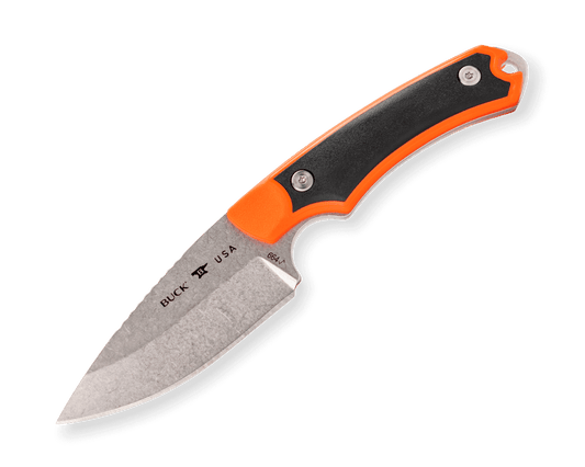 Buck Alpha Hunter Select Fixed Blade 0664ORS-B Orange and Black 420HC Stainless
