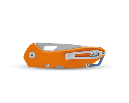 Buck Mustang Lockback 0724ORS Orange Aluminum & 420HC Stainless Steel Pocket Knife