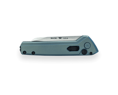 Buck Deploy Auto 0838BLS-B Blue Cerakote Aluminum & 154CM Stainless Steel Pocket Knife