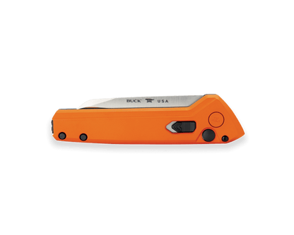 Buck Deploy Auto 0838ORS-B Orange Cerakote Aluminum & 154CM Stainless Steel Pocket Knife