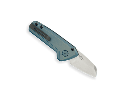 Buck Mini Deploy Auto 0839BLS-B Blue Cerakote Aluminum & 154CM Stainless Steel Pocket Knife