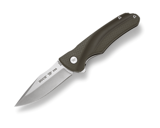 Buck Sprint Select Liner Lock 0840GRS1-B OD Green GFN & 420HC Stainless Steel Pocket Knife