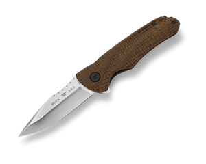 Buck Sprint Pro Liner Lock 0841BRS1-B Brown Burlap Micarta & S30V Stainless Steel Pocket Knife