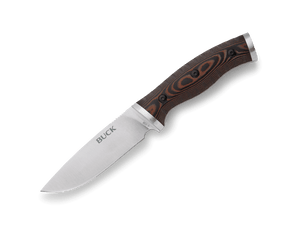 Buck Small Selkirk Fixed Blade 0853BRS-B Brown & Black Micarta & 420HC Stainless Steel