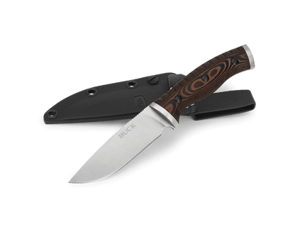 Buck Small Selkirk Fixed Blade 0853BRS-B Brown & Black Micarta & 420HC Stainless Steel