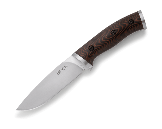 Buck Selkirk Fixed Blade 0863BRS-B Brown & Black Micarta & 420HC Stainless Steel