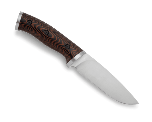 Buck Selkirk Fixed Blade 0863BRS-B Brown & Black Micarta & 420HC Stainless Steel