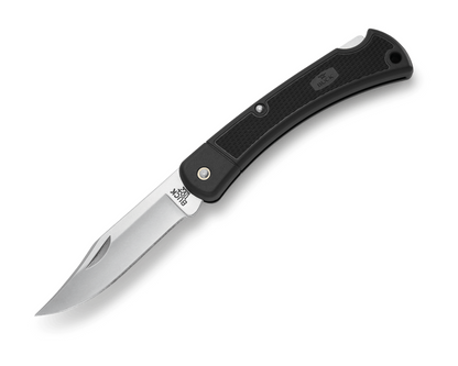 Buck 110 LT Folding Hunter 0110BKSLT-B Black Nylon & 420HC Stainless Steel Pocket Knife