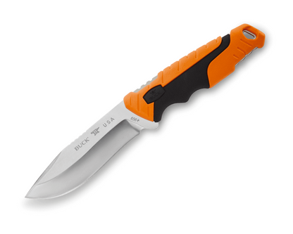 Buck Large Pursuit Fixed Blade 0656ORS-B Orange & Black GFN & S35VN Stainless Steel