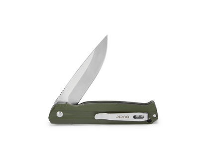 Buck Langford Liner Lock 0251GRS-B OD Green G10 7Cr17MoV Stainless