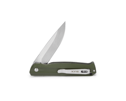 Buck Langford Liner Lock 0251GRS-B OD Green G10 & 7Cr17MoV Stainless Steel Pocket Knife