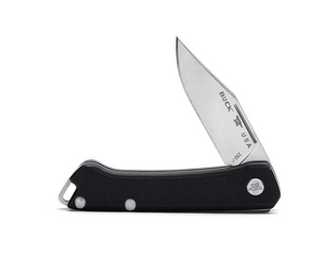 Buck Saunter 0250BKS1-B Black Canvas Micarta & 154CM Stainless Steel Pocket Knife