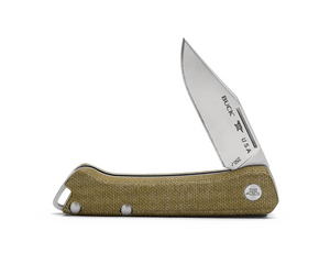 Buck Saunter 0250GRS1-B OD Green Canvas Micarta & 154CM Stainless Steel Pocket Knife