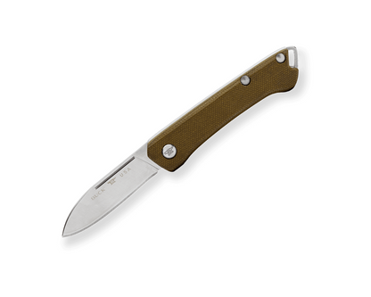 Buck Saunter 0250GRS-B OD Green Canvas Micarta & 154CM Stainless Steel Pocket Knife