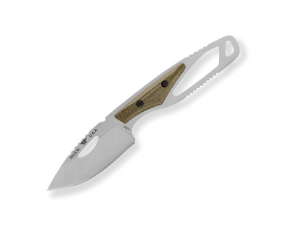 Buck PakLite Hide Pro Fixed Blade 0630GRS-B OD Green Canvas Micarta & S35VN Stainless