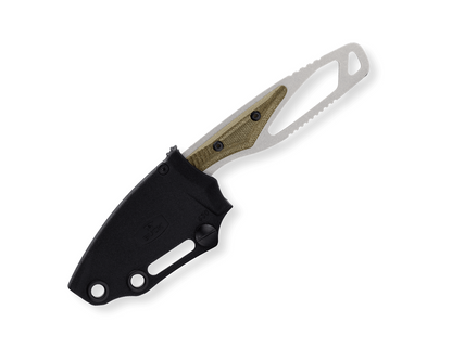 Buck PakLite Hide Pro Fixed Blade 0630GRS-B OD Green Canvas Micarta & S35VN Stainless