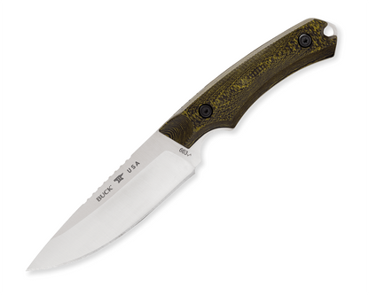 Buck Alpha Guide Pro Fixed Blade 0663BRS-B Brown & Black Richlite & S35VN Stainless Steel