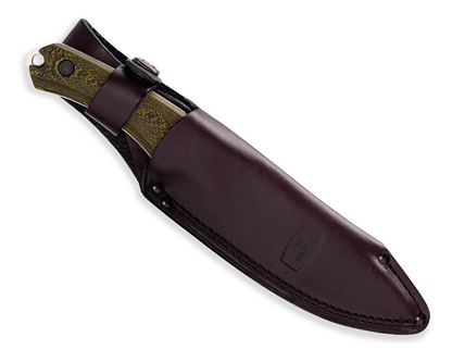 Buck Alpha Guide Pro Fixed Blade 0663BRS-B Brown & Black Richlite & S35VN Stainless Steel