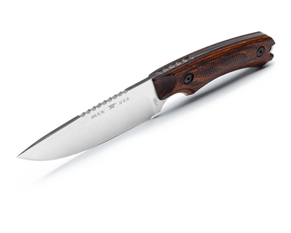 Buck Alpha Guide Pro Fixed Blade 0663WAS-B Walnut DymaLux & S35VN Stainless Steel