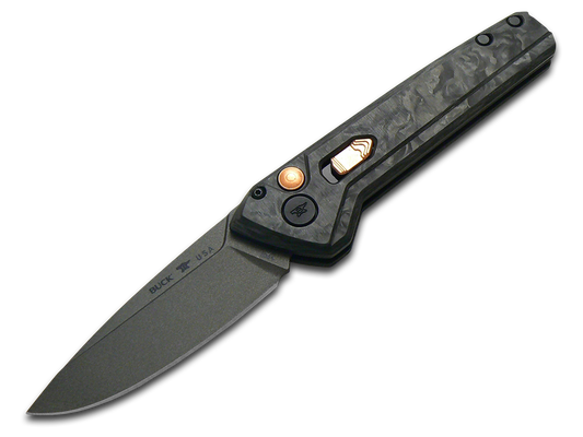 Buck Deploy Auto 0838CFSLE Marbled Carbon Fiber & S45VN Stainless Steel Pocket Knife