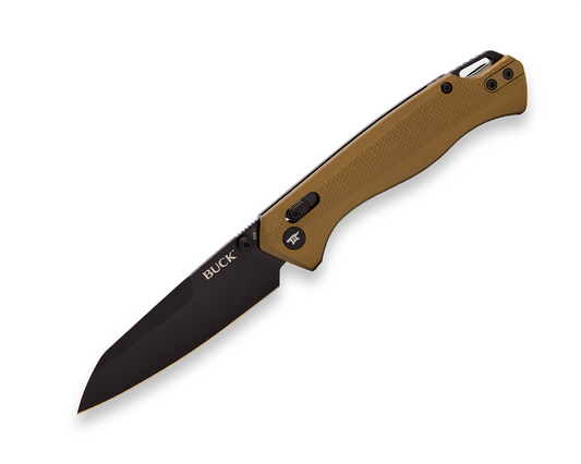 Buck Ferrox Crossbar Lock 0698BRS-B Bronze Aluminum & D2 Steel Pocket Knife