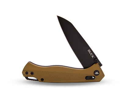 Buck Ferrox Crossbar Lock 0698BRS-B Bronze Aluminum & D2 Steel Pocket Knife