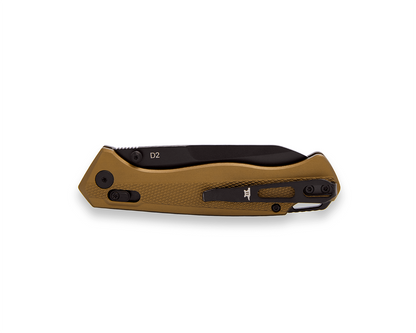 Buck Ferrox Crossbar Lock 0698BRS-B Bronze Aluminum & D2 Steel Pocket Knife