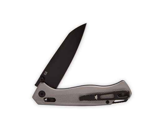 Buck Ferrox Crossbar Lock 0698GYS-B Silver Aluminum & D2 Steel Pocket Knife