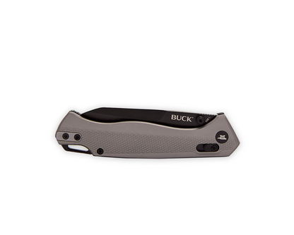 Buck Ferrox Crossbar Lock 0698GYS-B Silver Aluminum & D2 Steel Pocket Knife