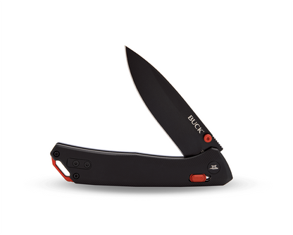 Buck Nomad Crossbar Lock 0700BKS-B Black Aluminum & D2 Steel Pocket Knife