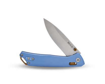 Buck Nomad Crossbar Lock 0700BLS-B Blue Aluminum & D2 Steel Pocket Knife