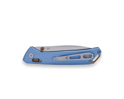 Buck Nomad Crossbar Lock 0700BLS-B Blue Aluminum & D2 Steel Pocket Knife