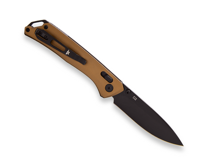 Buck Nomad Crossbar Lock 0700BRS-B Bronze Aluminum & D2 Steel Pocket Knife
