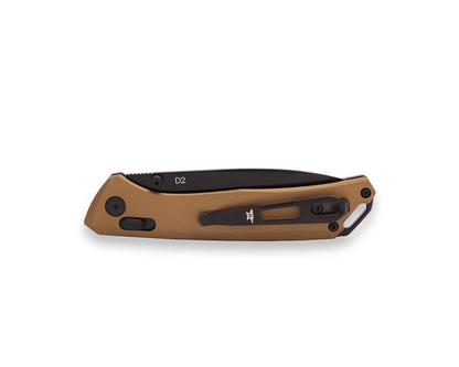Buck Nomad Crossbar Lock 0700BRS-B Bronze Aluminum & D2 Steel Pocket Knife