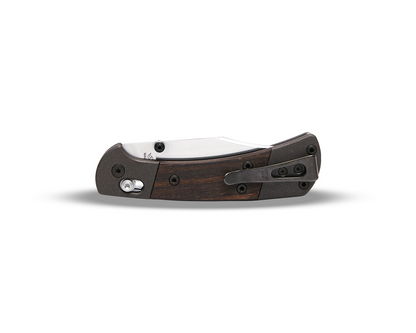 Buck 112 Crossbar Elite Lockback 0112BRS18-B Macassar Ebony DymaLux & Magnacut Stainless Pocket Knife