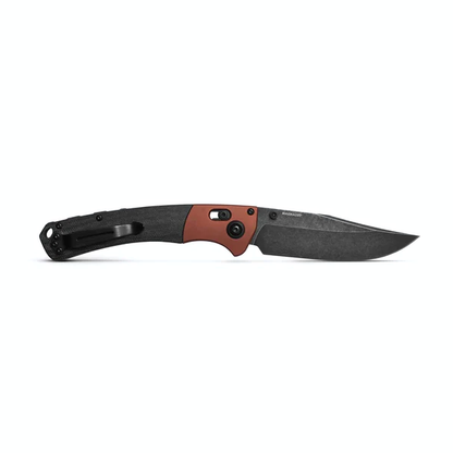 Benchmade, Inc.™ Crooked River 15080BK-04 Black Canvas Micarta CPM-MagnaCut Stainless Steel Pocket Knife