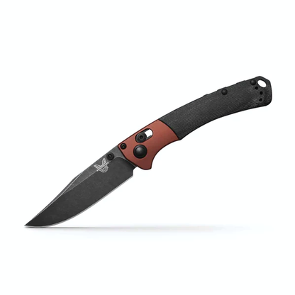 Benchmade, Inc.™ Mini Crooked River 15085BK-04 Black Canvas Micarta CPM-MagnaCut Stainless Steel Pocket Knife