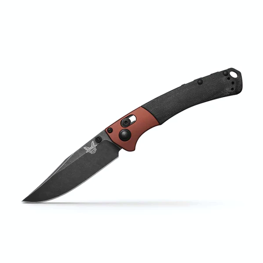 Benchmade, Inc.™ Mini Crooked River 15085BK-04 Black Canvas Micarta CPM-MagnaCut Stainless Steel Pocket Knife