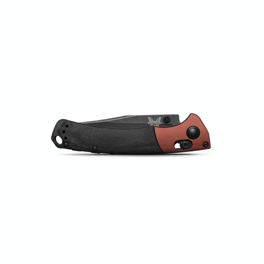 Benchmade, Inc.™ Mini Crooked River 15085BK-04 Black Canvas Micarta CPM-MagnaCut Stainless Steel Pocket Knife