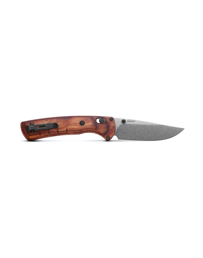 Benchmade, Inc.™ SlipRidge Folder 15090 Dark Brown Stabilized Wood CPM-MagnaCut Stainless Steel Pocket Knife